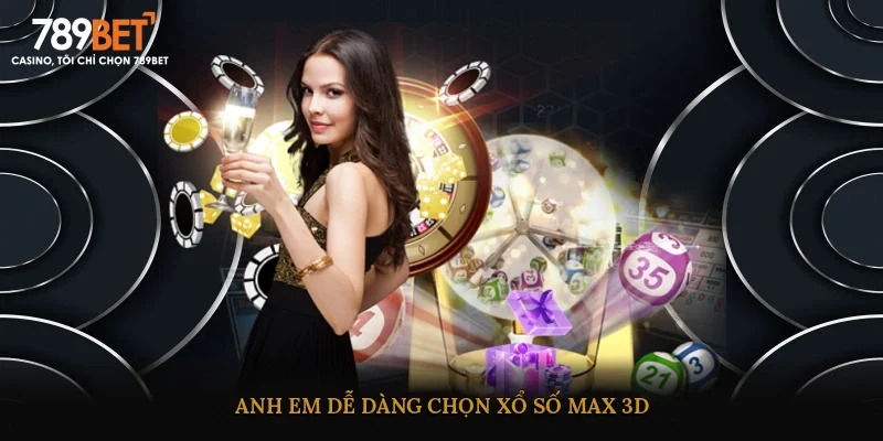 Anh em dễ dàng chọn xổ số Max 3D